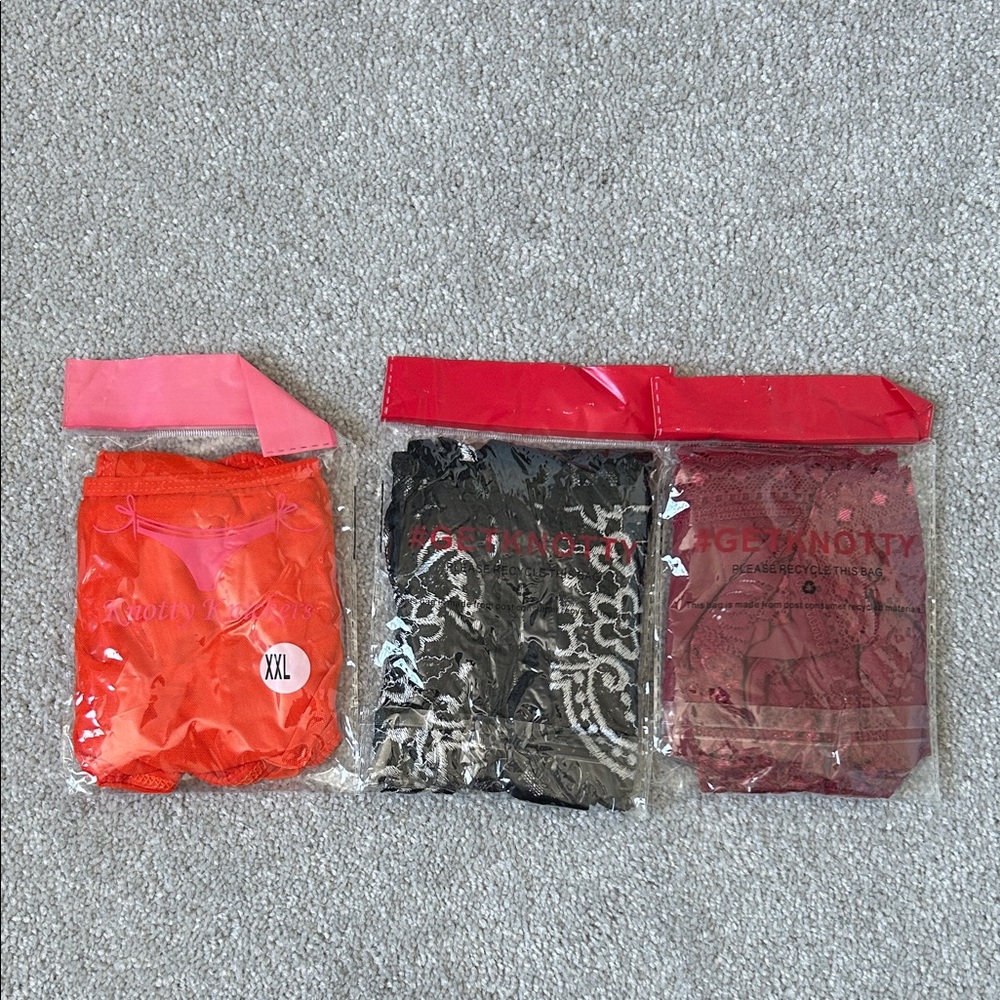 🔥🆕🔥 Knotty Knickers Bundle - Set of 3